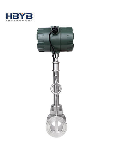 High temperature vortex flowmeter