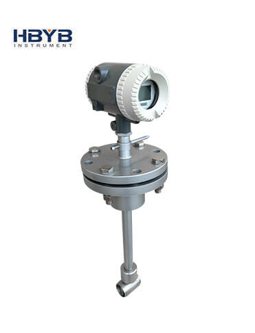 Insertion type vortex flowmeter