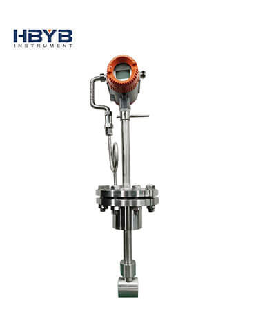 Insertion type vortex flowmeter