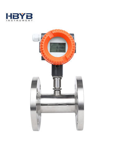 Liquid turbine flowmeter